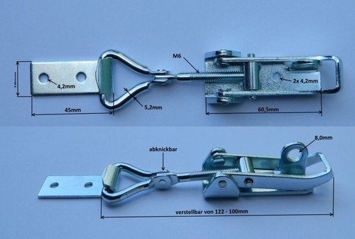 Exzenter spannverschluss - 1x,