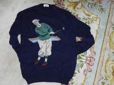 PETER SCOTT Pullover Golf Wolle  Made Scotland Vintage L