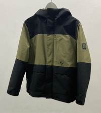 Ziener Ski Winterjacke Kinder Jungs 164 Schwarz Gruen