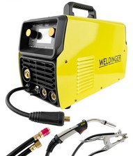 MIG/MAG Puls-Schweißgerät WELDINGER MEW 202 SYN puls dig, 200A, Kombi-Inverter