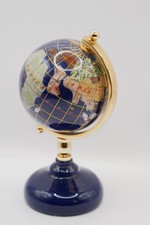 Edelstein Globus mit Lapis Lazuli - Optik 15cm hoch