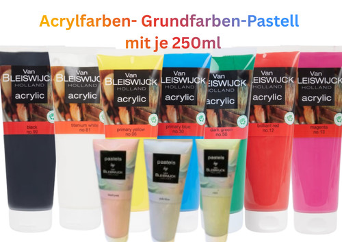 Acrylfarben set 250ml - acrylfarben,