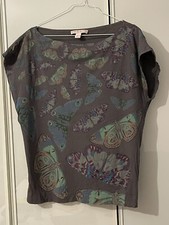 T-shirt Matthew Williamson for H&M S grau Schmetterlinge 