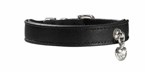 Hunter leder halsband - leder,