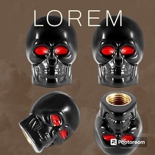 Ventilkappen Auto Totenkopf