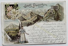 Litho 1896 gruss vom - ak,