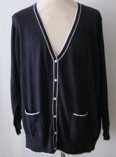 Sheego Damen Strickjacke Cardigan Jacke Gr. 52/54 Mit Kaschmir und Seide