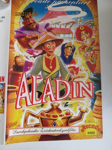 Aladin die wunderlampe vhs - aladin,