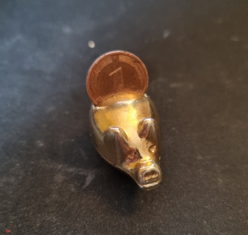 Deko sparschwein gold - sparschwein, mit