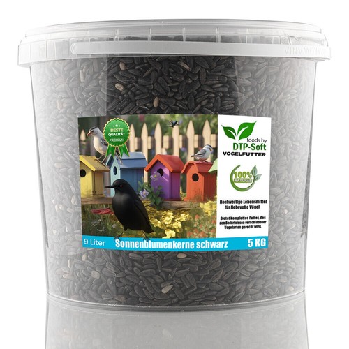 5kg schwarze sonnenblumenkerne - 5kg,