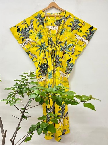 Anokhi multi baumwolle kaftan - anokhi,