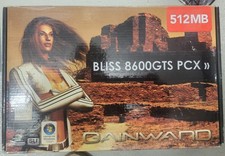 Gainward Bliss 8600 GTS 512MB PCIe Grafikkarte (nvidia geforce 8600GTS)