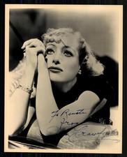 Joan Crawford 1905-1977 Groß Foto 50er Jahre Original Signiert # BC G 47723
