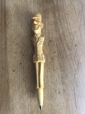 KUGELSCHREIBER    "FIGUR GENERAL CHARLES DE GAULLE" ca1960 Rarität Sammlerstück