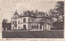 AK Kreuzau, Villa von Walter Hoesch, gestempelt 17.7.1910