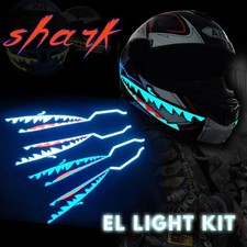2x Motorcycle Bike Helmet LED