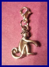 AFFE Äffchen Charms Armband Anhänger Kettenanhänger m. Karabiner NEU  (c87)