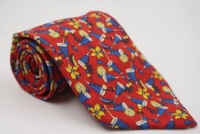 Edsor Kronen Krawatte rot blau