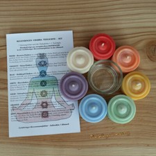 Regenbogen Chakra Teelichter
