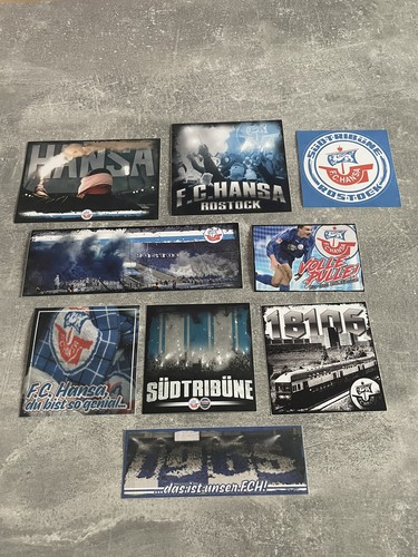 Hansa rostock aufkleber - rostock,