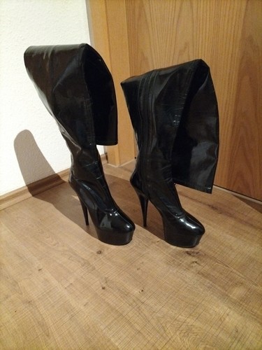 High heels plateau stiefel - plateau,