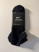 Nike Everyday Cushion No-Show Socken, 3 Paar, Schwarz, Größe XL 46-50