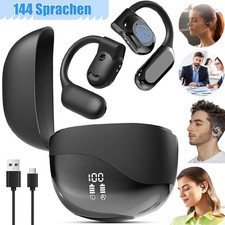 144 Sprachen AI Übersetzer Ohrhörer Echtzeit Übersetzer Kopfhörer Smart Voice