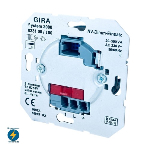 Gira 0331 tastdimmer - gira, 00