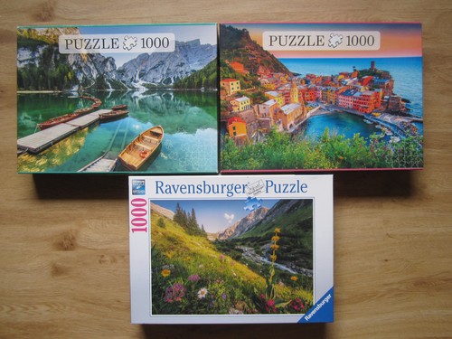 Puzzle konvolut 3x1000 teile - puzzle,