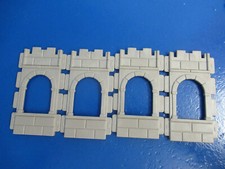 4 x Mauerteil mit Fenster  zu