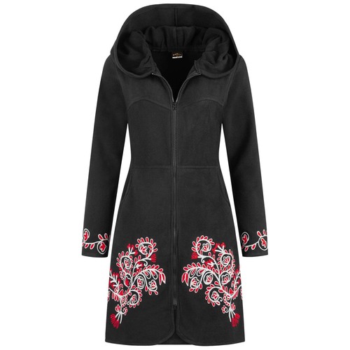 Damen mantel fleece boho - damen,