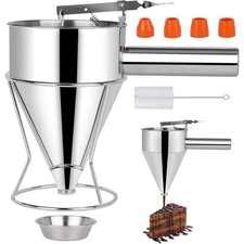 Kolbentrichter,Edelstahl
