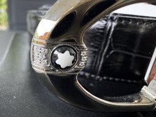 Montblanc DIAMOND Leather Belt Classic Line  Limited Edition Diamant Gürtel Neu