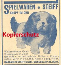 Deutsche Export-Industrie -Steiff Hund Bürk Schwenningen Walther Zella-Mehlis