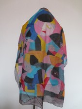 reine Seide Tuch Schal 87 x 91