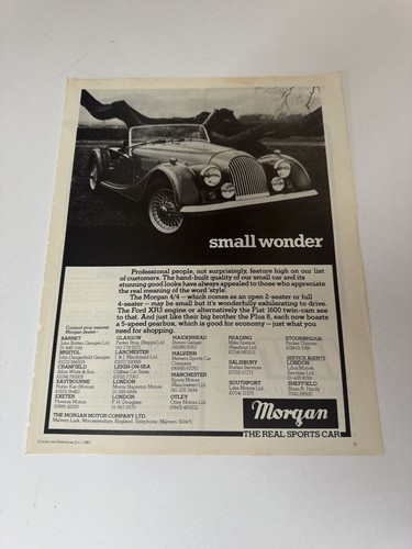 Original vintage 1983 morgan - original,