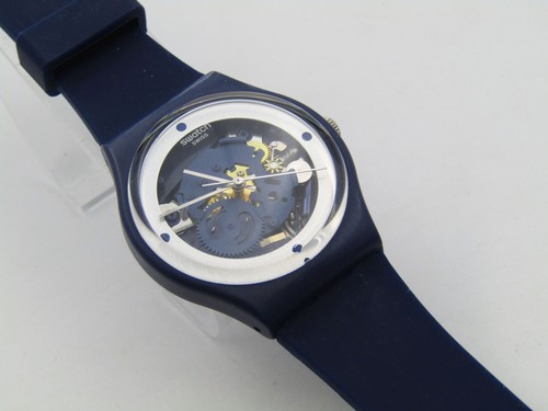 Swatch gent squelette blue - gent,