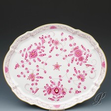 Meissen Tablett Reiche indische Malerei purpur NP# 640,- EUR