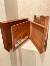 Zigarrenkiste aus Holz,  leer
