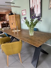 Großer Esstisch mit 4 Sessel