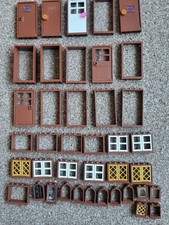 40x Lego braune Fenster