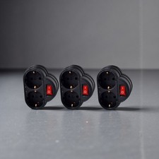 3 x Doppelstecker  Schuko