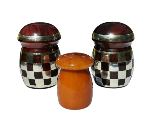 Vintage bakelit catalin - bakelit, pilz