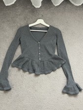 Zara Woman Graues Rüschen