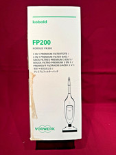 Original Vorwerk: 6 Premium Filtertüten FP200 für Kobold VK200 in OVP