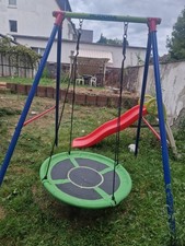 B-Ware Kinderschaukel Gerüst mit Gondel, Schaukel- und Liegefunktion