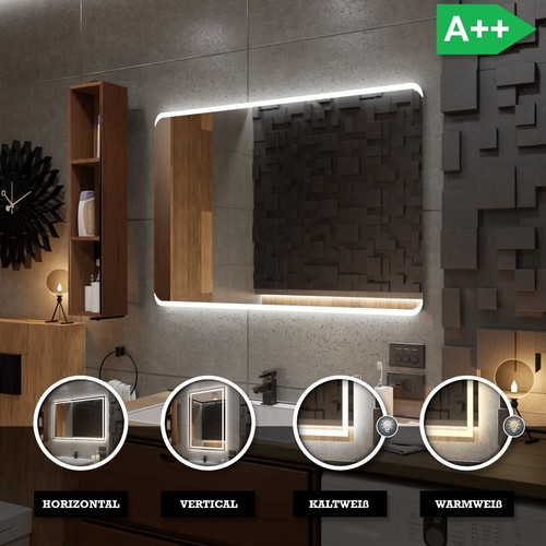 Badspiegel mit led beleuchtung - badspiegel,