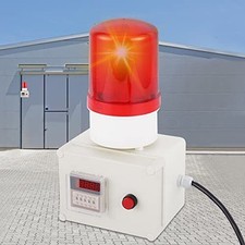 YJINGRUI 220V Industrie-Summer-Alarm-Sirene mit Blinklicht Wasserdicht