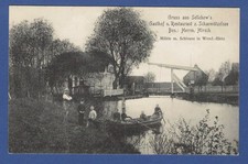 Wendisch-Rietz 1908, Mühle mit Schleuse am Scharmützelsee