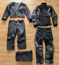 Motorradkombi AJS Motors (Detlev Louis) Jacke + Hose Zweiteiler Damen schwarz